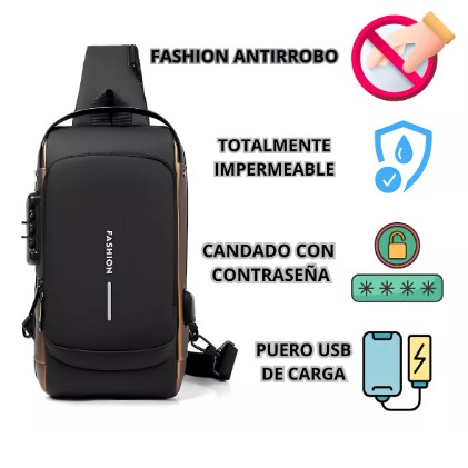 Miniatura 4 de Bolso antirrobo FASHION Terciado